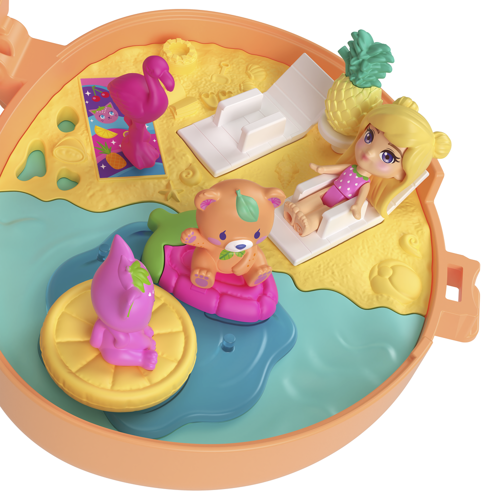 Polly Pocket Plushie Bear Compact