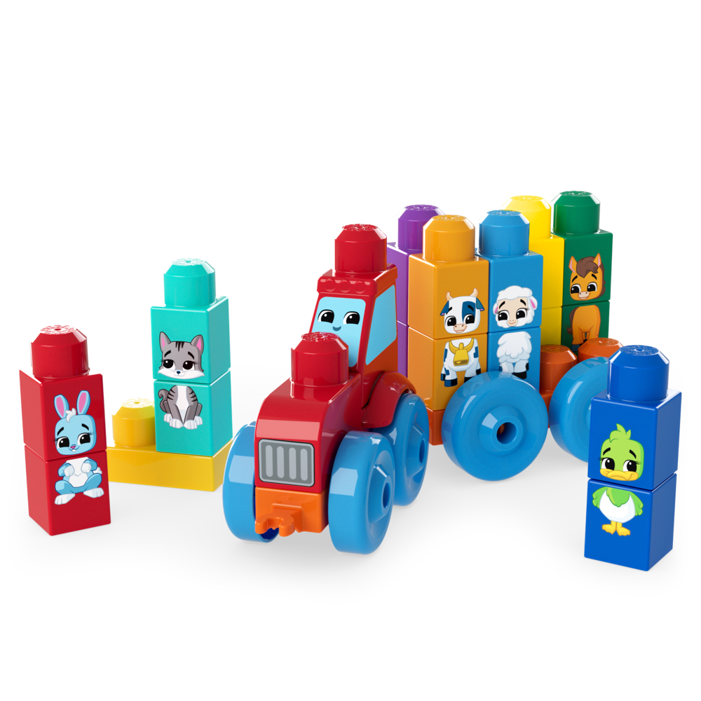 Mega Bloks Build & Match Animal Tractor