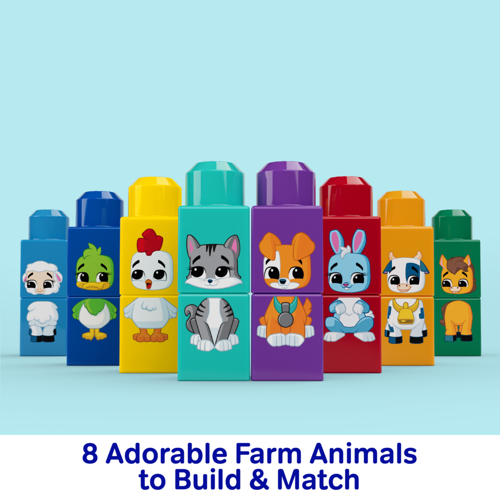 Mega Bloks Build & Match Animal Tractor