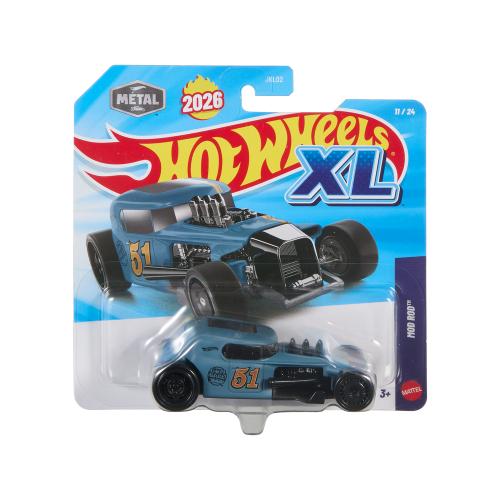 Hot Wheels Xl Diecast Cars 1:43 Scale Assortment