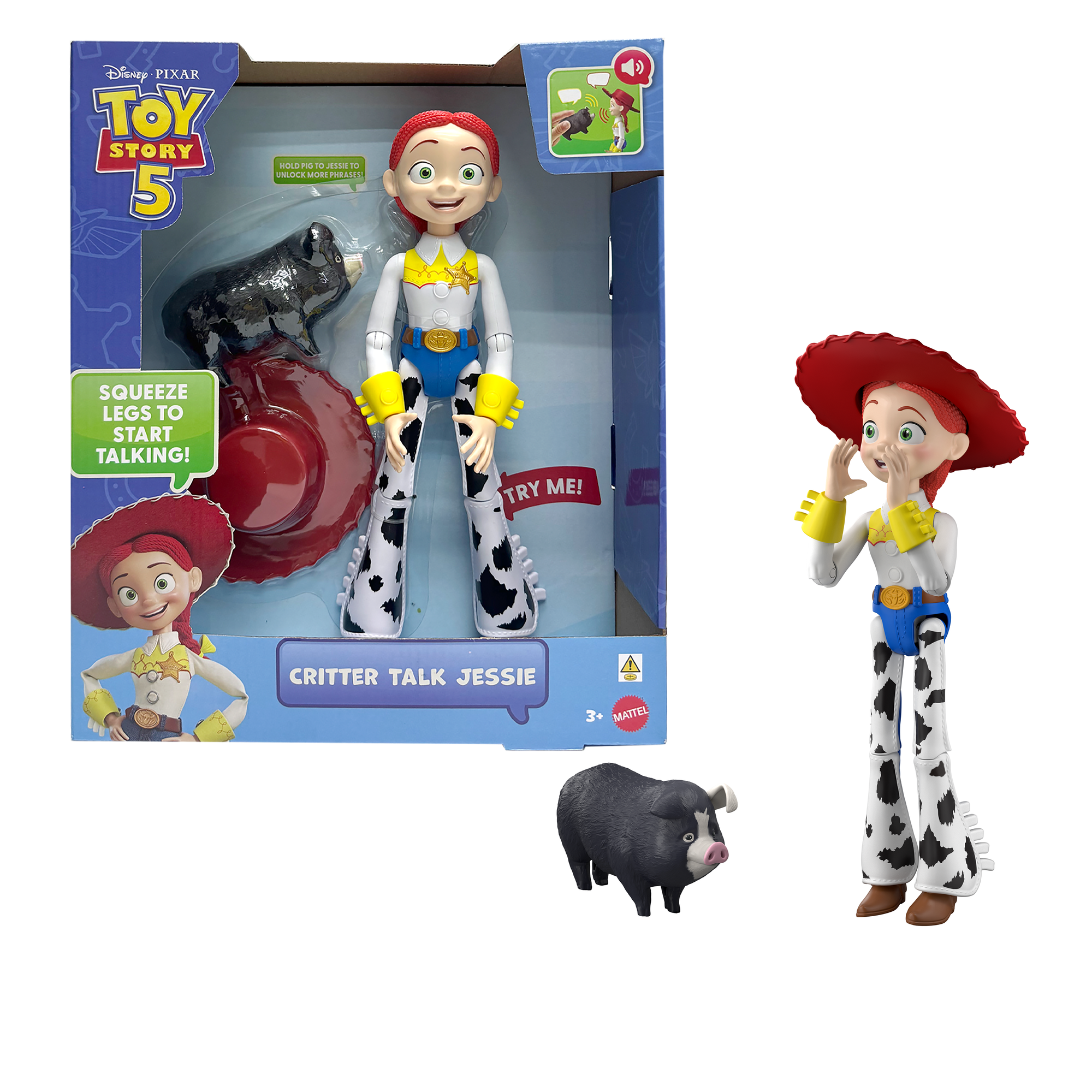 Toy Story 5 12" Feature Critter Talk Jessie Action Figure