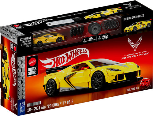Mattel Brick Shop Hot Wheels Speed Chevrolet Corvette C8.R