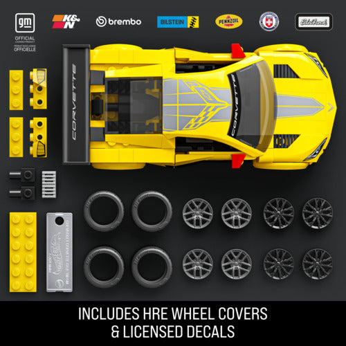 Mattel Brick Shop Hot Wheels Speed Chevrolet Corvette C8.R