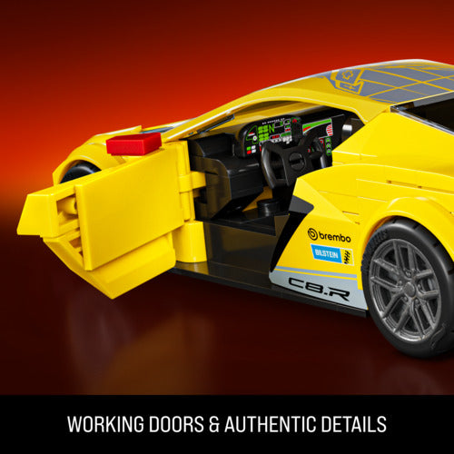 Mattel Brick Shop Hot Wheels Speed Chevrolet Corvette C8.R