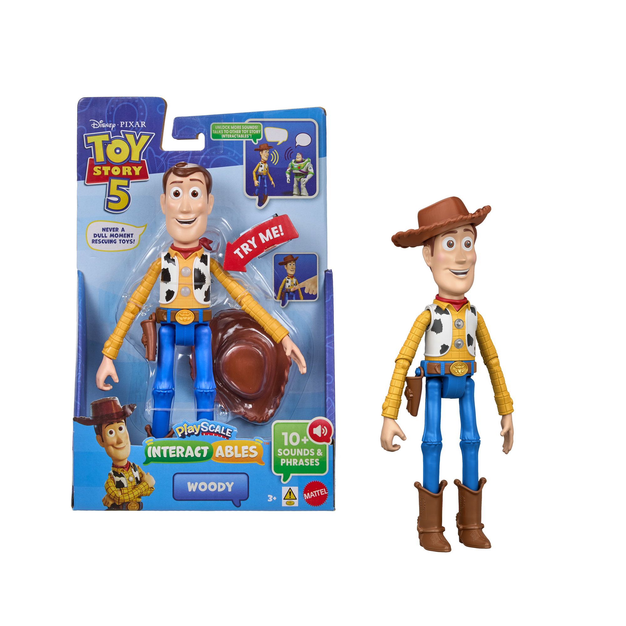 Disney Pixar Toy Story 5 Interactables Figure Woody