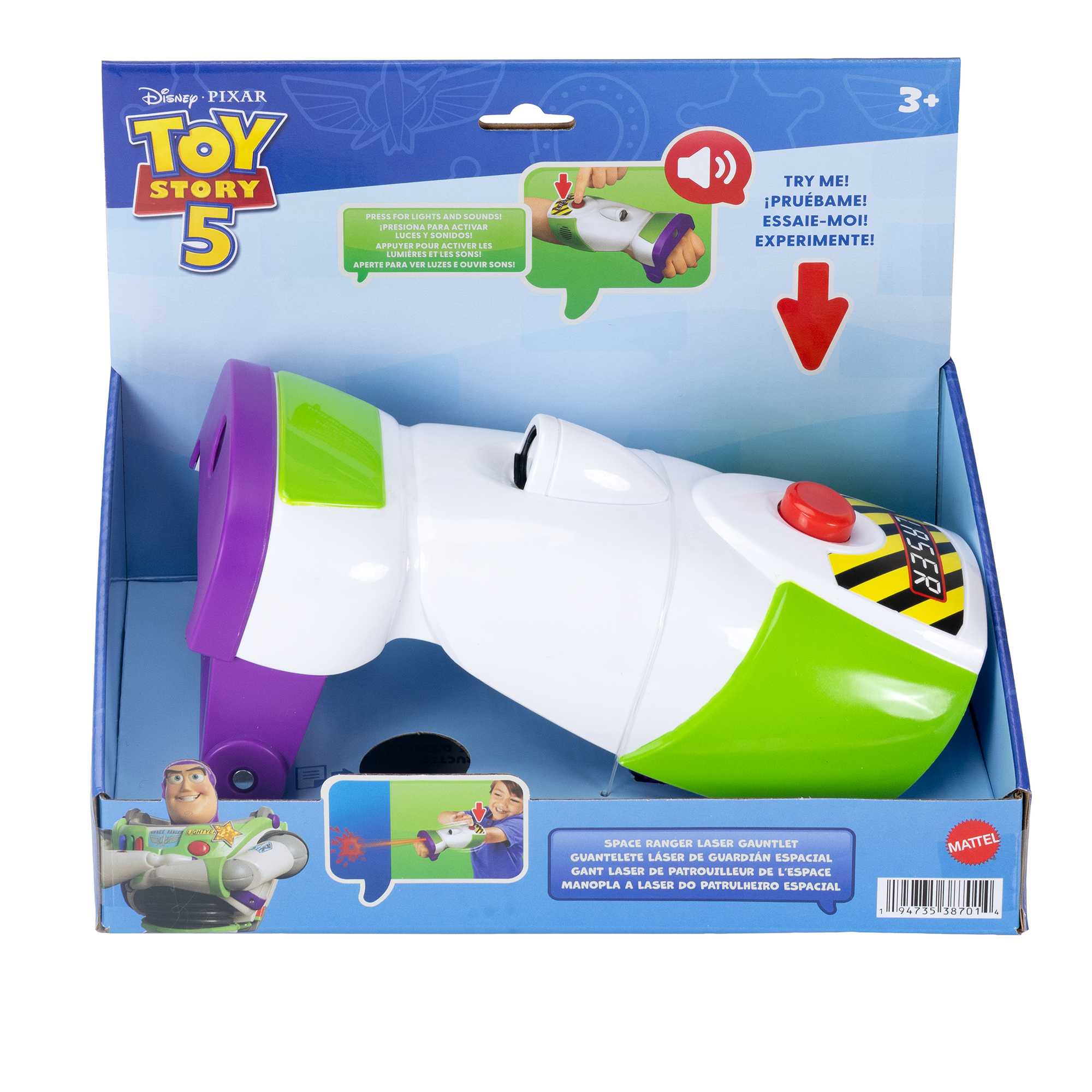 Toy Story 5 Buzz Lightyear Star Command Blaster Laser Roleplay