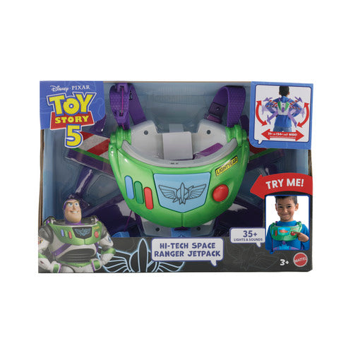 Disney And Pixar Toy Story 5 Hi-Tech Space Ranger Jetpack, Kids Role Play Gear With Lights & Sounds