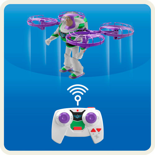 Disney And Pixar Toy Story 5 Flying Rc Hi-Tech Edition Buzz Lightyear Action Figure Remote Controlled