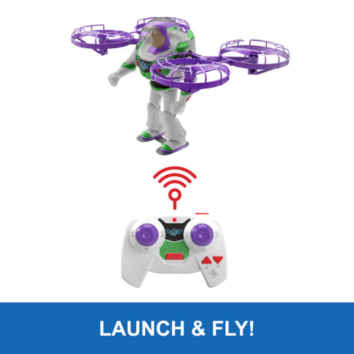 Disney And Pixar Toy Story 5 Flying Rc Hi-Tech Edition Buzz Lightyear Action Figure Remote Controlled