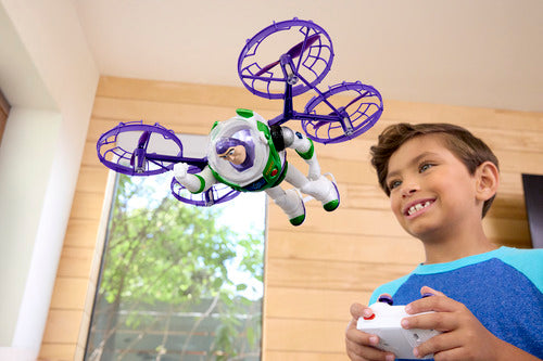 Disney And Pixar Toy Story 5 Flying Rc Hi-Tech Edition Buzz Lightyear Action Figure Remote Controlled