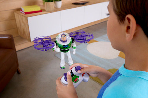 Disney And Pixar Toy Story 5 Flying Rc Hi-Tech Edition Buzz Lightyear Action Figure Remote Controlled