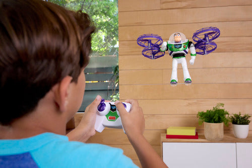 Disney And Pixar Toy Story 5 Flying Rc Hi-Tech Edition Buzz Lightyear Action Figure Remote Controlled
