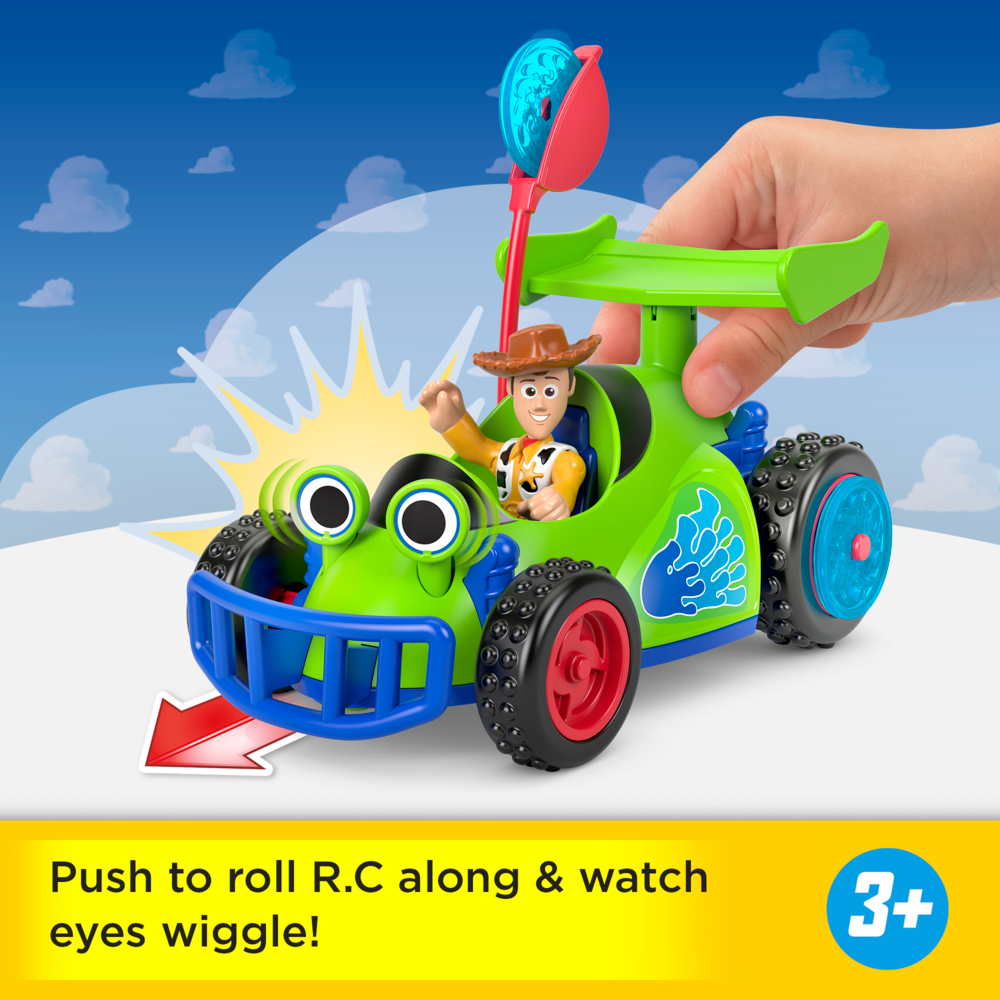 Imaginext Disney Pixar Toy Story Woody & R.c. Toy Set