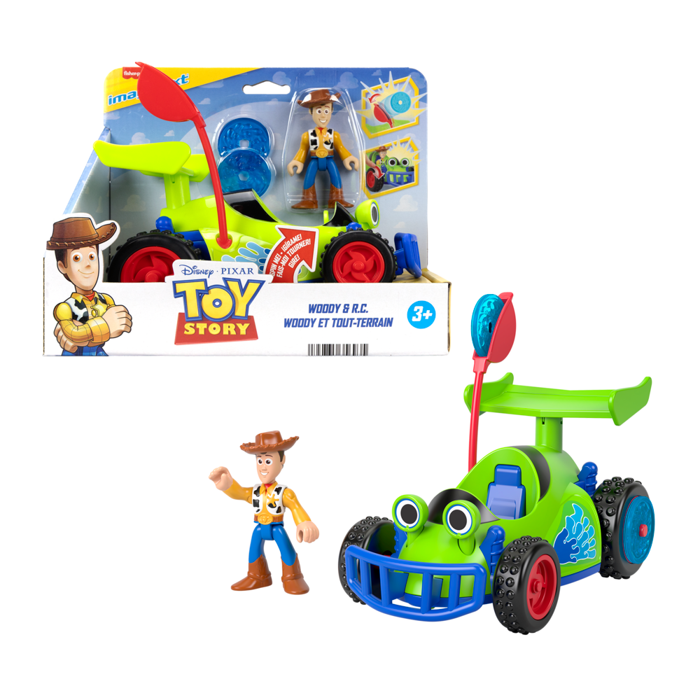 Imaginext Disney Pixar Toy Story Woody & R.c. Toy Set