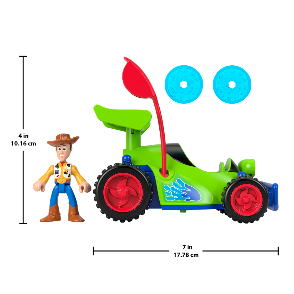 Imaginext Disney Pixar Toy Story Woody & R.c. Toy Set