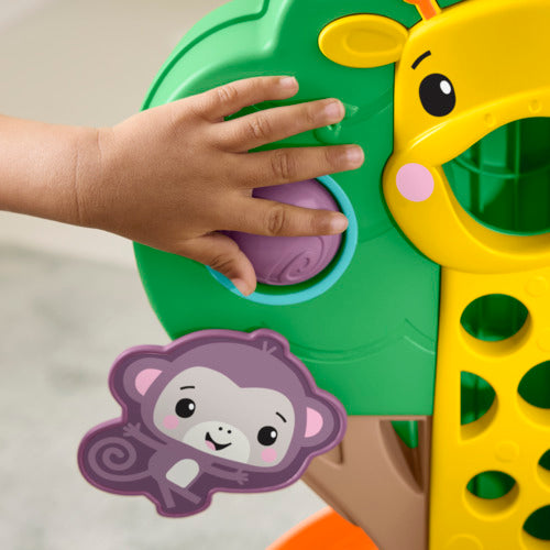 Fisher-Price Sit-To-Stand Jungle Tree, Baby To Toddler Musical Ball Drop Play Center With 6 Balls