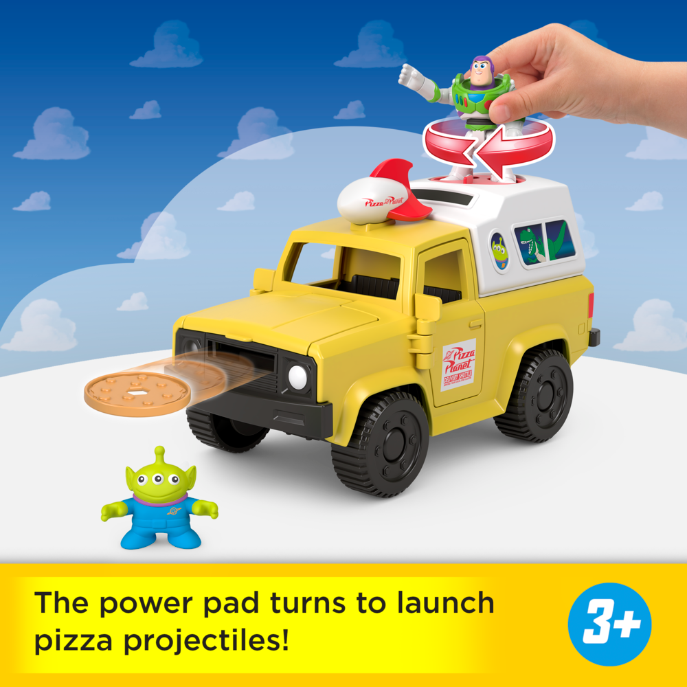 Imaginext Toy Story Pizza Truck With Buzz Lightyear