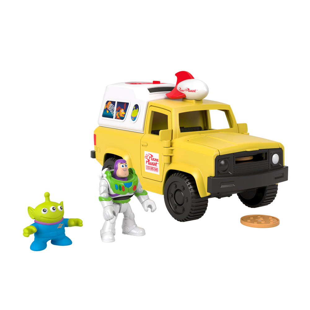 Imaginext Toy Story Pizza Truck With Buzz Lightyear