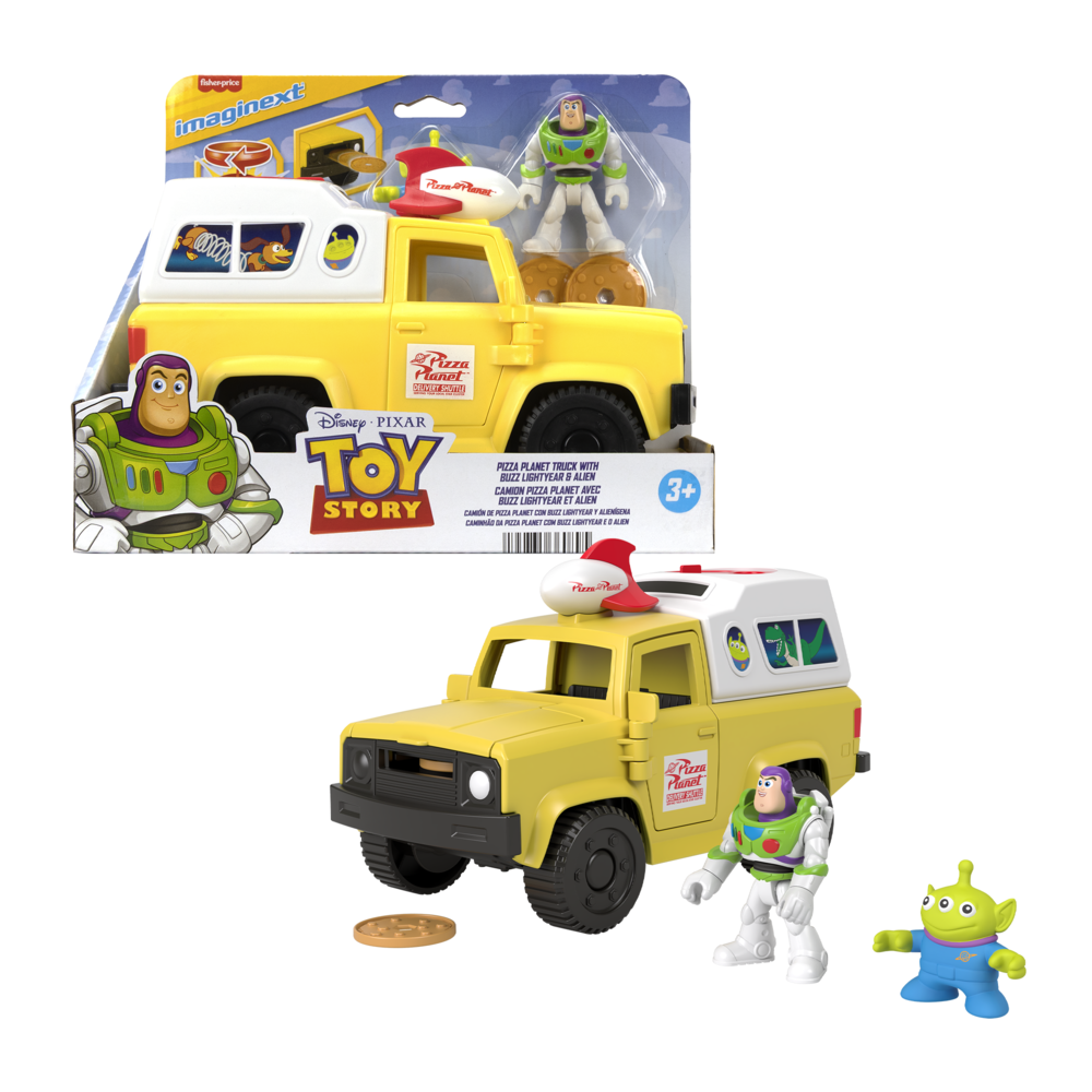 Imaginext Toy Story Pizza Truck With Buzz Lightyear