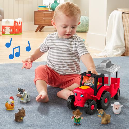 Fisher Price Little People Caring For Animals Tractor Gift Set