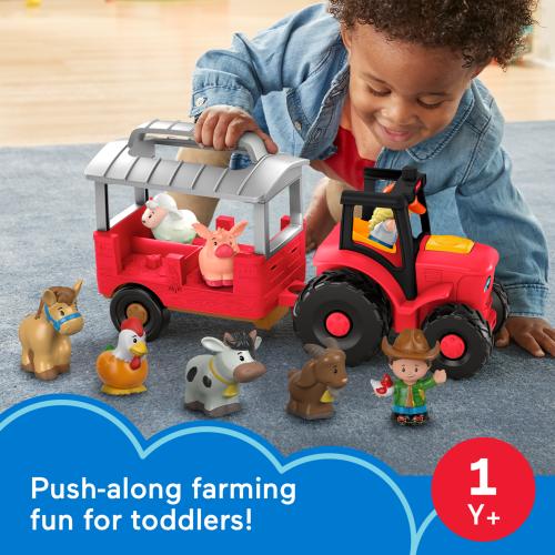 Fisher Price Little People Caring For Animals Tractor Gift Set