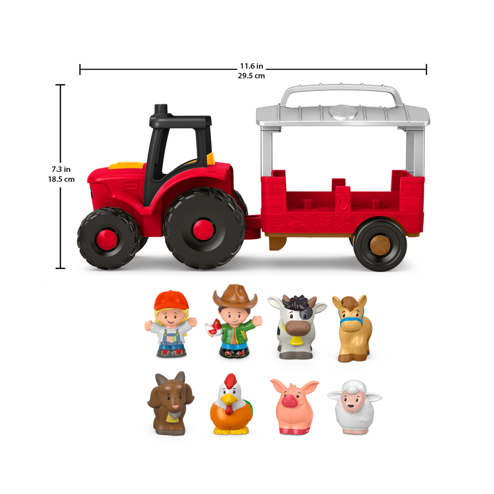 Fisher Price Little People Caring For Animals Tractor Gift Set