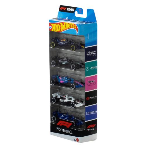 Hot Wheels 1:64 Formula 1 Race Team 5 Pack
