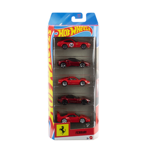 Hot Wheels Ferrari 5 Pack - Rosso