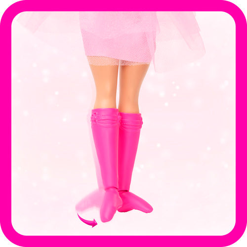 Barbie In The Nutcracker Daisy Ballerina Doll With Articulated Ankles And Candy Cane Baton