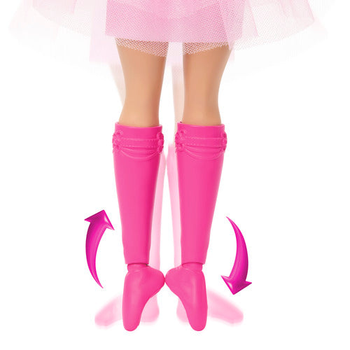Barbie In The Nutcracker Daisy Ballerina Doll With Articulated Ankles And Candy Cane Baton
