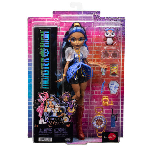 Monster High Doll Robecca Steam With Pet