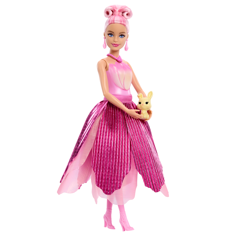 Barbie Petal Pop Reveal Doll & Accessories Pink Tulip
