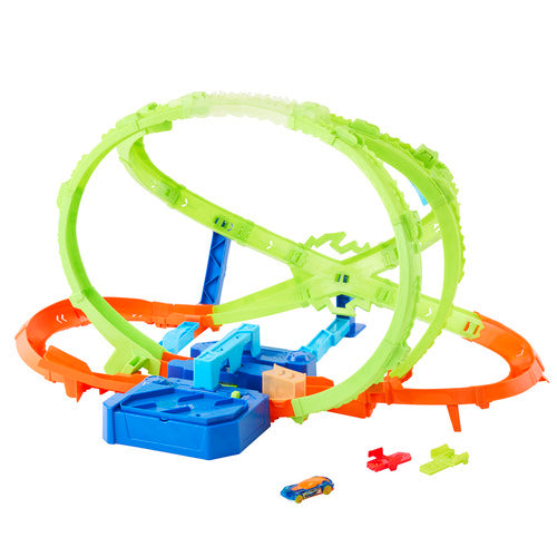 Hot Wheels Stunt Tracks Hypersphere Crash Playset