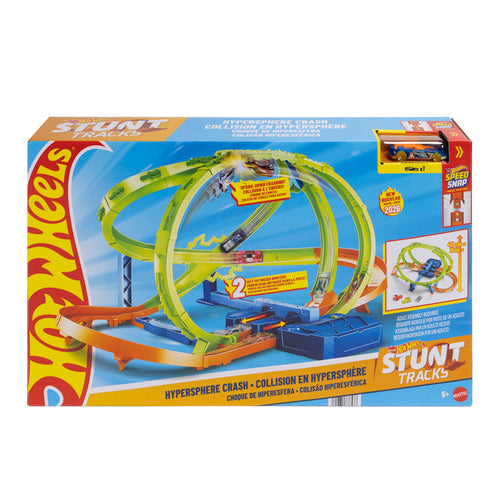 Hot Wheels Stunt Tracks Hypersphere Crash Playset