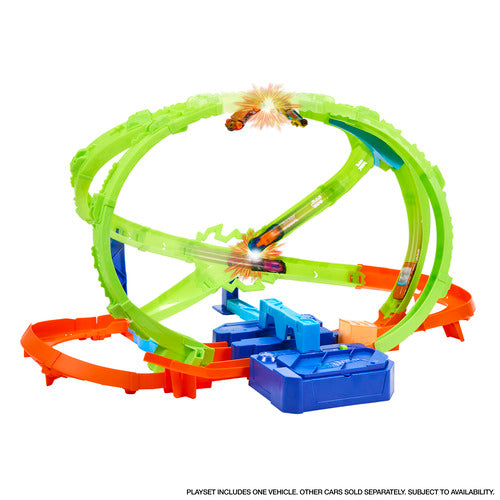 Hot Wheels Stunt Tracks Hypersphere Crash Playset