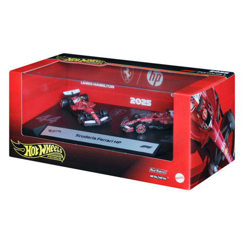 Hot Wheels Premium Formula 1 Scuderia Ferrari Hp 2 Pack