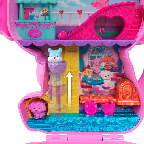 Polly Pocket Café Pup Purse Playset