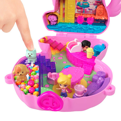 Polly Pocket Café Pup Purse Playset