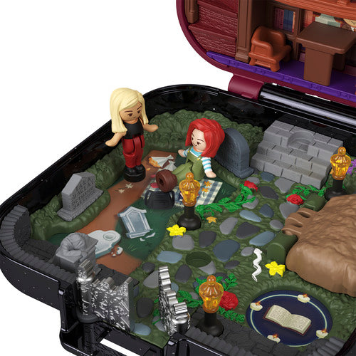 Polly Pocket Micro Dolls & Playset, Buffy The Vampire Slayer Compact With 5 Accessories