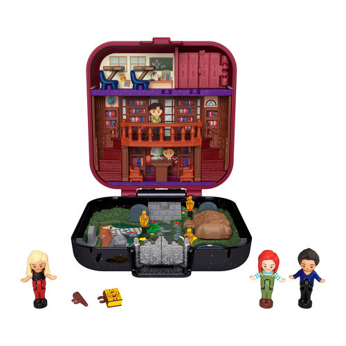 Polly Pocket Micro Dolls & Playset, Buffy The Vampire Slayer Compact With 5 Accessories