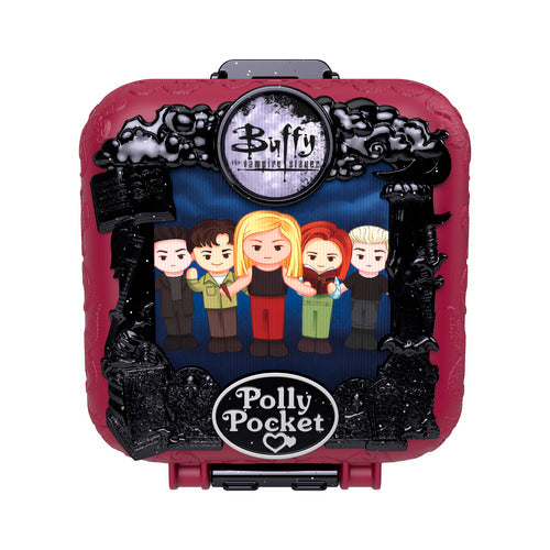 Polly Pocket Micro Dolls & Playset, Buffy The Vampire Slayer Compact With 5 Accessories