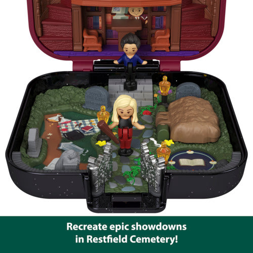 Polly Pocket Micro Dolls & Playset, Buffy The Vampire Slayer Compact With 5 Accessories