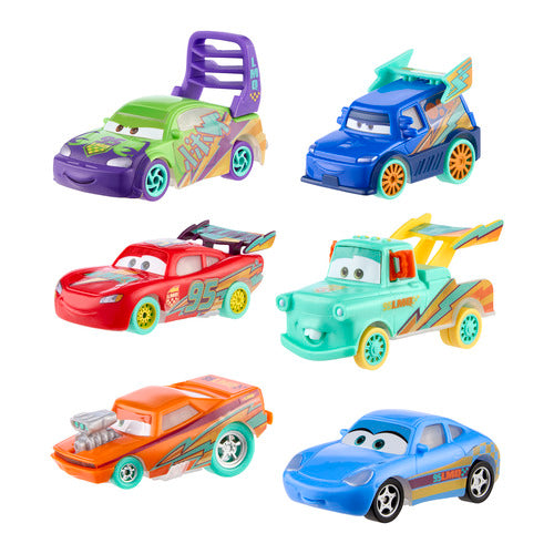 Disney And Pixar Cars 1:55 Scale Toy Vehicle With Colorful Light-Up Features Assortment