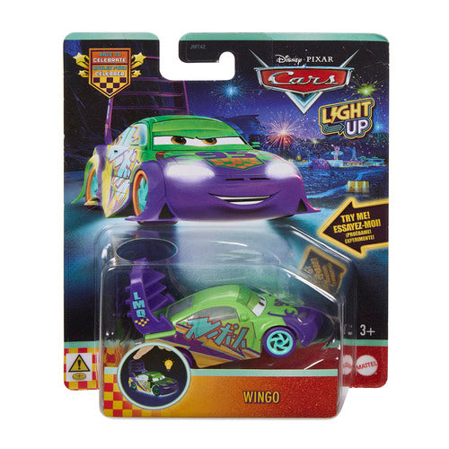 Disney And Pixar Cars 1:55 Scale Toy Vehicle With Colorful Light-Up Features Assortment