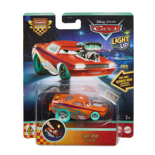 Disney And Pixar Cars 1:55 Scale Toy Vehicle With Colorful Light-Up Features Assortment
