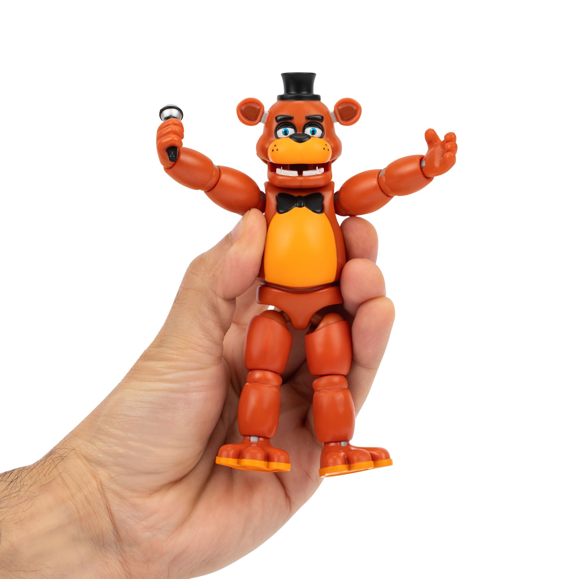Five Nights At Freddy’s Classic Freddy - 5-Inch Articulated Figure With Jumpscare Feature And Glow-In-The-Dark Eyes
