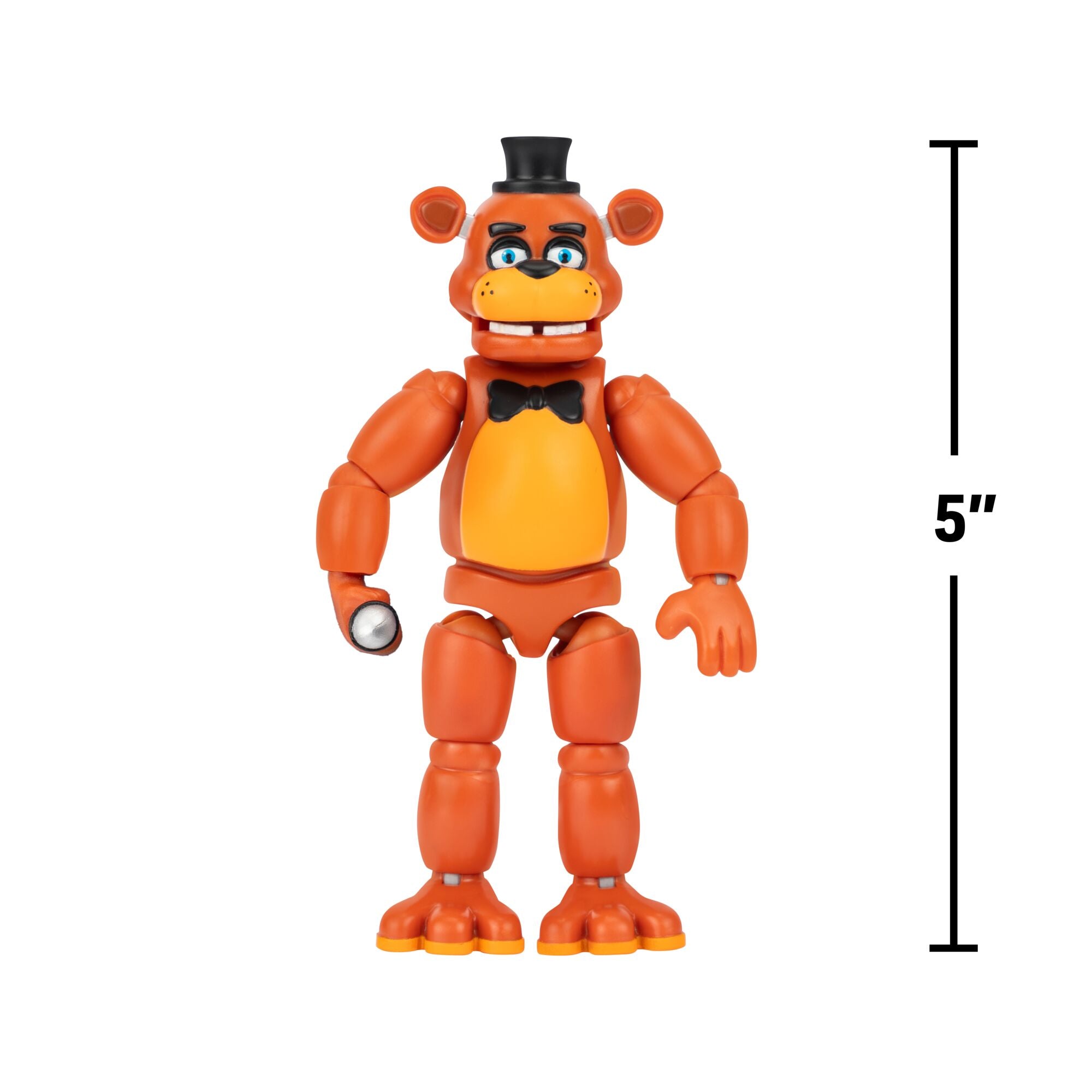 Five Nights At Freddy’s Classic Freddy - 5-Inch Articulated Figure With Jumpscare Feature And Glow-In-The-Dark Eyes