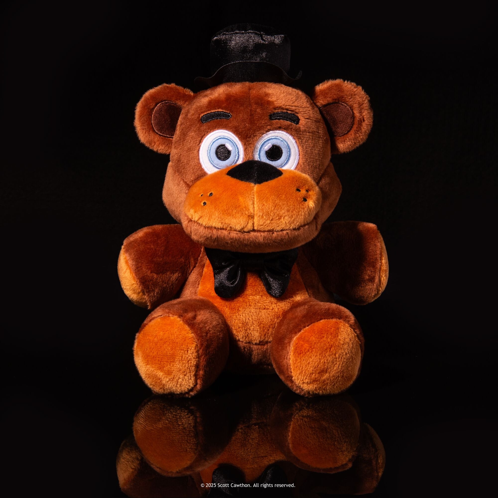 Five Nights At Freddy’s Classic Freddy Plush 8-Inch Stuffie With Soft Material And Glow-In-The-Dark Eyes