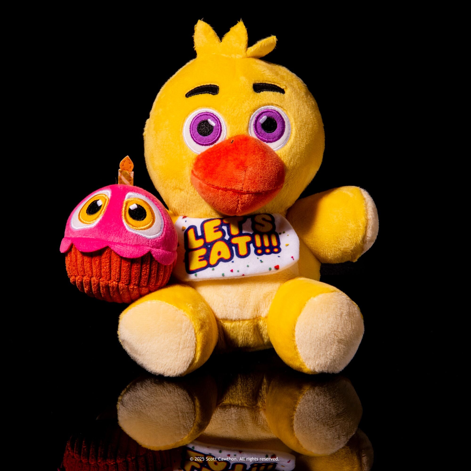 Five Nights At Freddy’s Classic Chica Plush - 8-Inch Stuffie With Soft Material And Glow-In-The-Dark Eyes