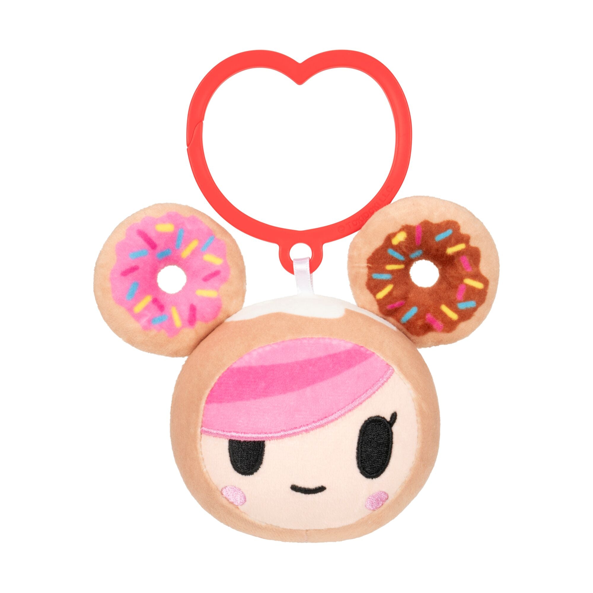 Tokidoki™ 4" Plush Clips Assortment - Sandy, Donutella, Adios, Strawberry Milk - Officially Licensed Tokidoki™ Product From Jazwares